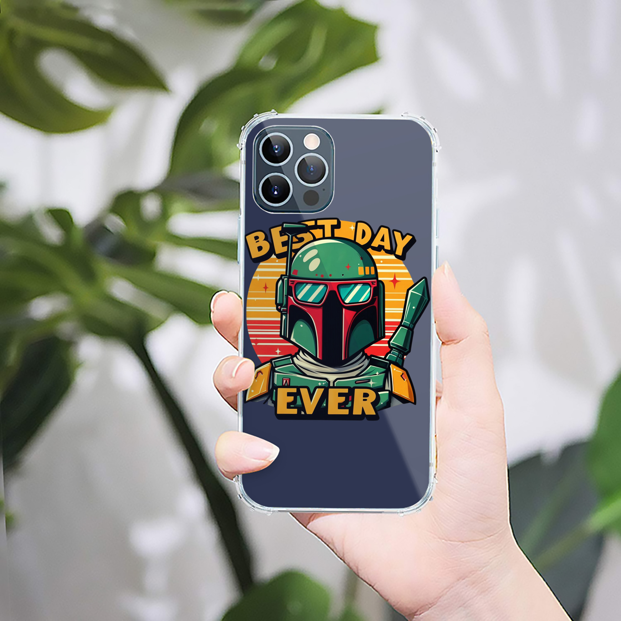 （画像用） スター・ウォーズ Star Wars 【iPhone 12シリーズ対応】透明スマホケース（クリアソフトケース）